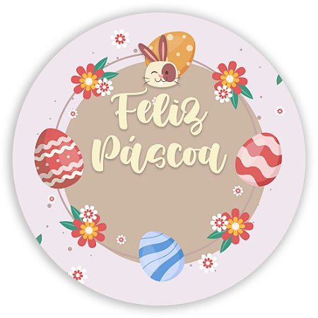 Capa Mini Painel Sublimado - Páscoa