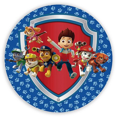 Mini Painel - Patrulha Canina - Sublimado 3D