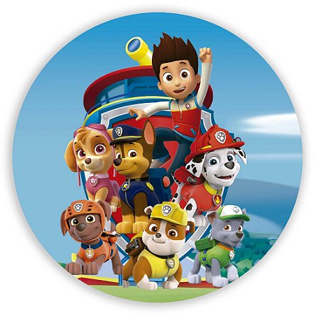 Capa Mini Painel Sublimado - Patrulha Canina