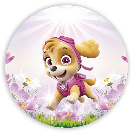 Capa Mini Painel Sublimado - Patrulha Canina Skye