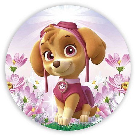 Capa Mini Painel Sublimado - Patrulha Canina Skye