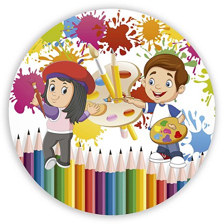 Mini Painel - Pintando o 7 - Sublimado 3D