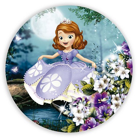 Mini Painel - Princesa Sofia - Sublimado 3D
