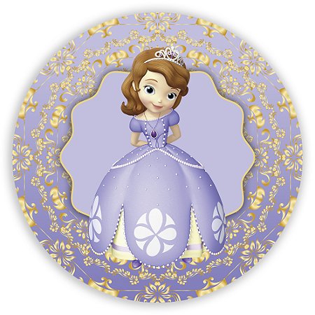 Mini Painel - Princesa Sofia - Sublimado 3D