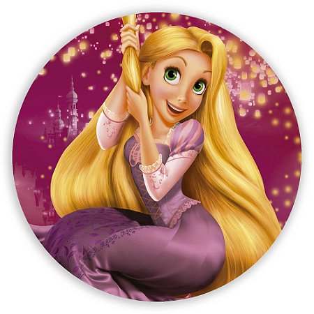 Mini Painel - Rapunzel - Sublimado 3D