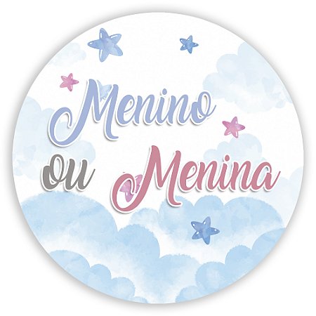 Mini Painel - Revelação - Sublimado 3D