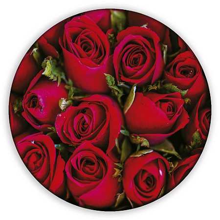 Mini Painel - Rosas Vermelhas - Sublimado 3D