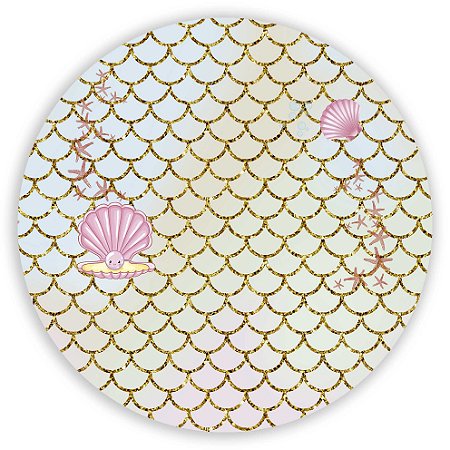 Mini Painel - Sereia - Sublimado 3D