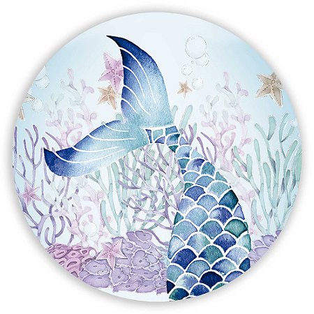 Mini Painel - Sereia - Sublimado 3D