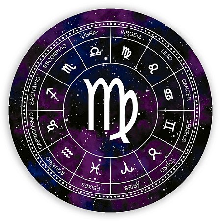 Capa Mini Painel Sublimado - Signos Virgem
