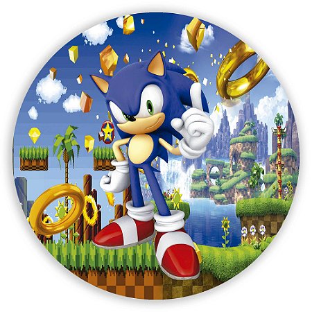 Mini Painel - Sonic - Sublimado 3D