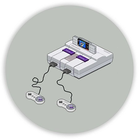 Mini Painel - Super Nintendo - Sublimado 3D
