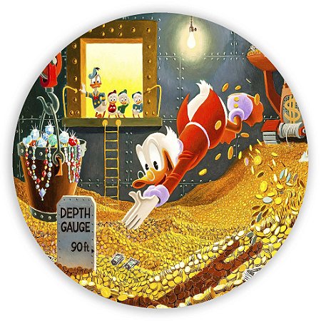 Capa Mini Painel Sublimado - Tio Patinhas