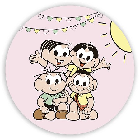 Capa Mini Painel Sublimado - Turma da Monica