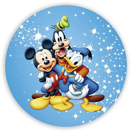 Mini Painel - Turma do Mickey - Sublimado 3D