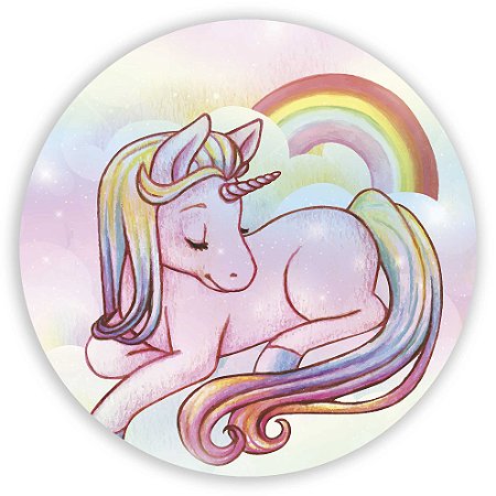 Capa Mini Painel Sublimado - Unicornio