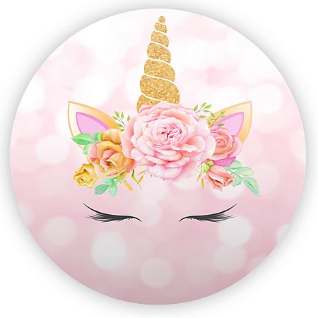 Capa Mini Painel Sublimado - Unicórnio