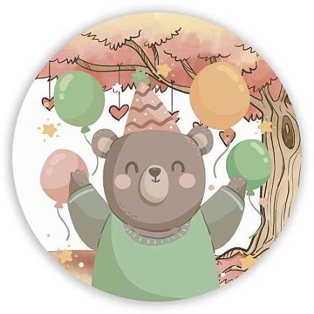 Capa Mini Painel Sublimado - Ursinho