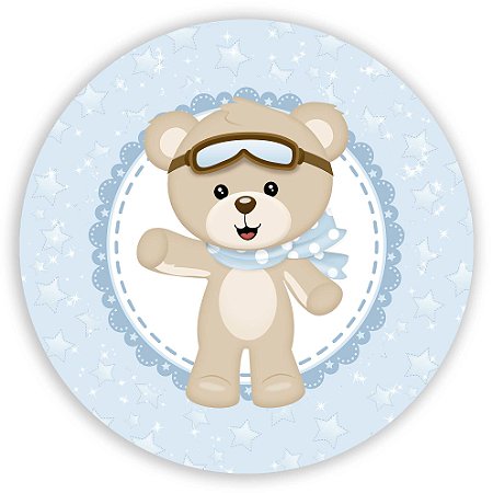 Capa Mini Painel Sublimado - Ursinho Baloeiro