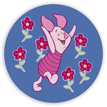 Capa Mini Painel Sublimado - Ursinho Pooh Leitao