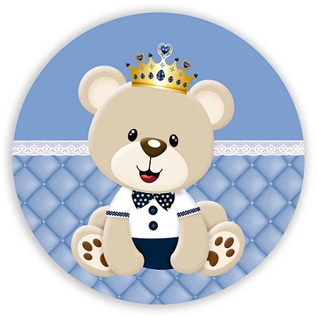 Capa Mini Painel Sublimado - Ursinho Realeza