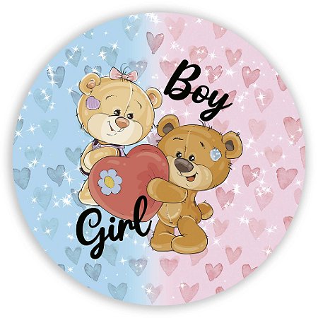 Capa Mini Painel Sublimado - Ursinhos