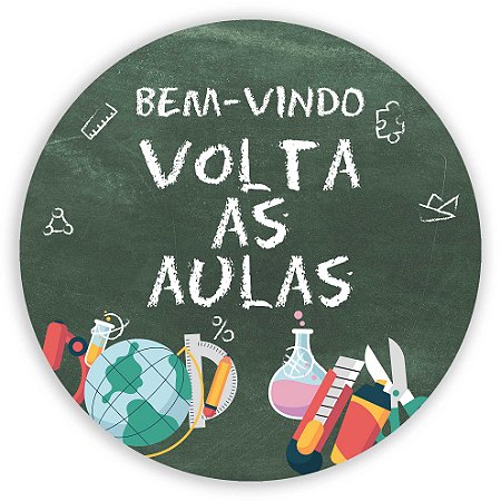 Capa Mini Painel Sublimado - Volta as Aulas