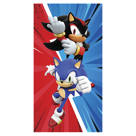 Capa Faixa Lateral Sublimado - Sonic Shadow