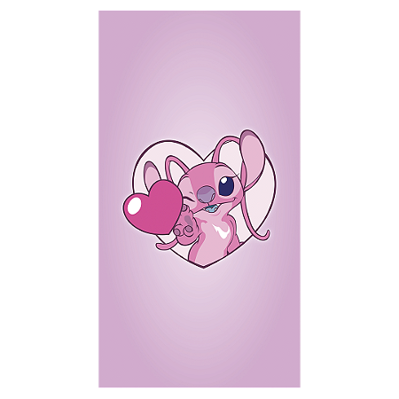 Capa Faixa Lateral Sublimado - Lilo Stitch Angel