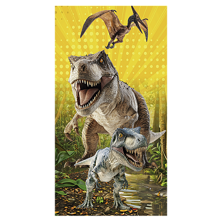 Capa Faixa Lateral Sublimado - Dinossauro Jurassic
