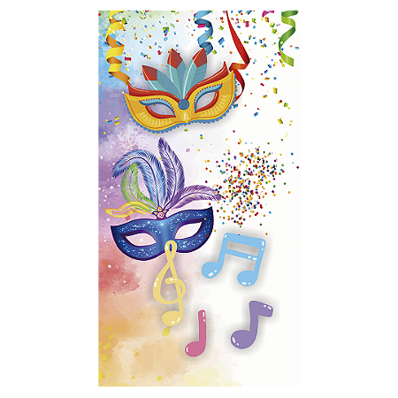 Capa Faixa Lateral Sublimado - Carnaval