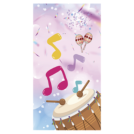 Capa Faixa Lateral Sublimado - Carnaval