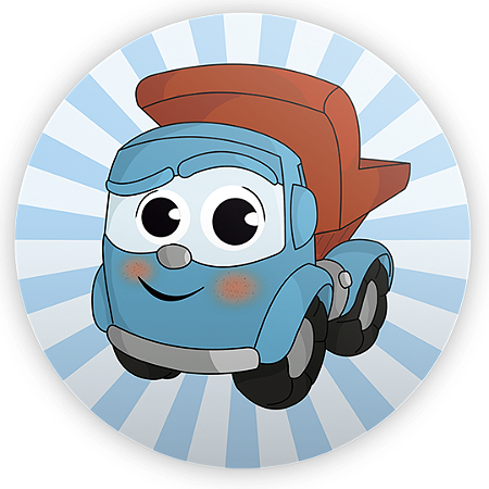 Capa Painel Redondo Sublimado - Leo O Caminhao