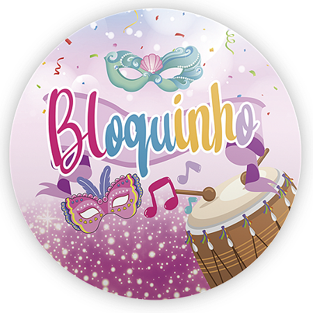 Capa Mini Painel Sublimado - Carnaval