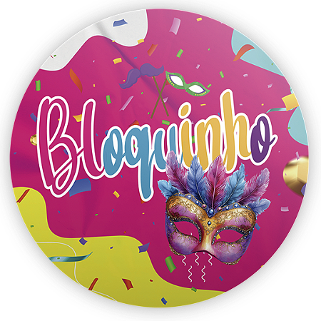 Capa Mini Painel Sublimado - Carnaval