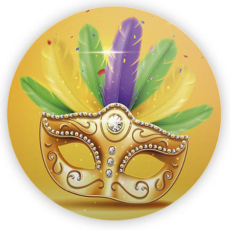 Capa Mini Painel Sublimado - Carnaval