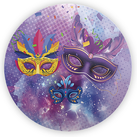 Capa Mini Painel Sublimado - Carnaval