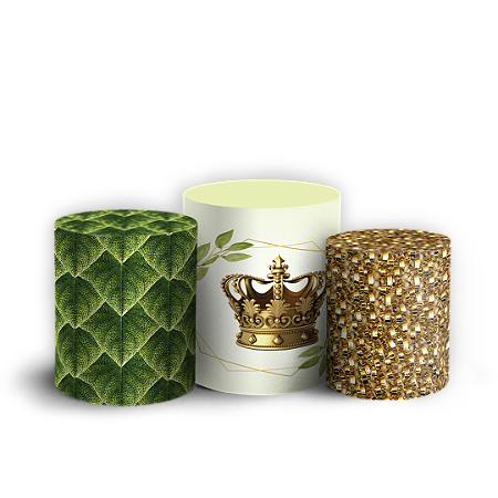 Capas Trio Cilindro Sublimado Vest Facil - Princesa Tiana