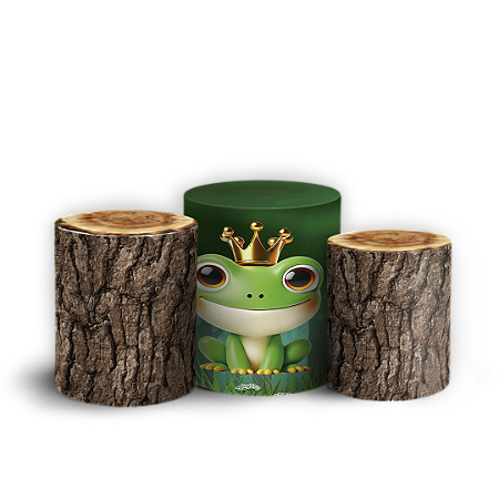 Capas Trio Cilindro Sublimado Vest Facil - Princesa Tiana