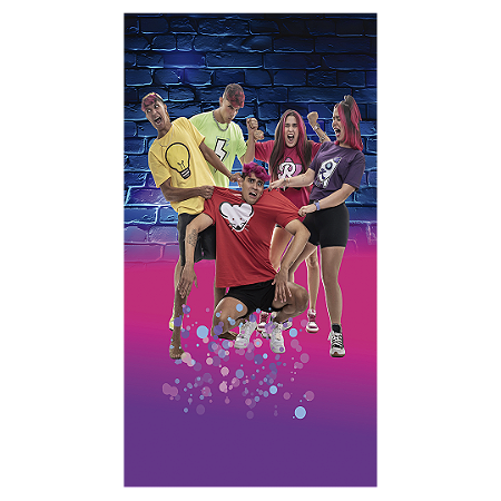 Capa Faixa Lateral Sublimado - Os Rosas