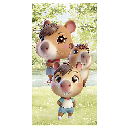 Capa Faixa Lateral Sublimado - Capivara