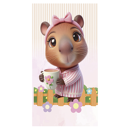 Capa Faixa Lateral Sublimado - Capivara