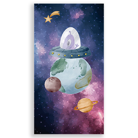 Capa Faixa Lateral Sublimado - Astronauta