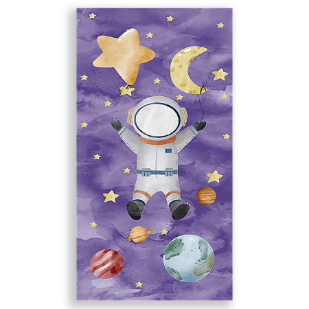 Capa Faixa Lateral Sublimado - Astronauta