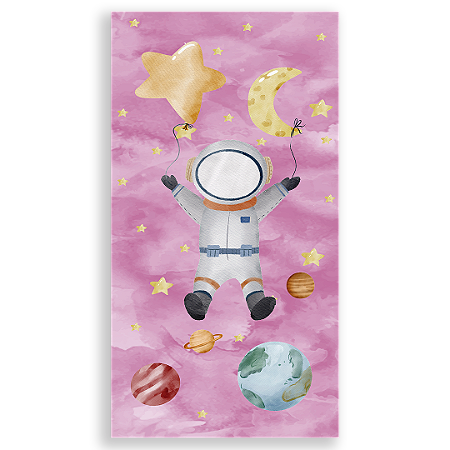 Capa Faixa Lateral Sublimado - Astronauta