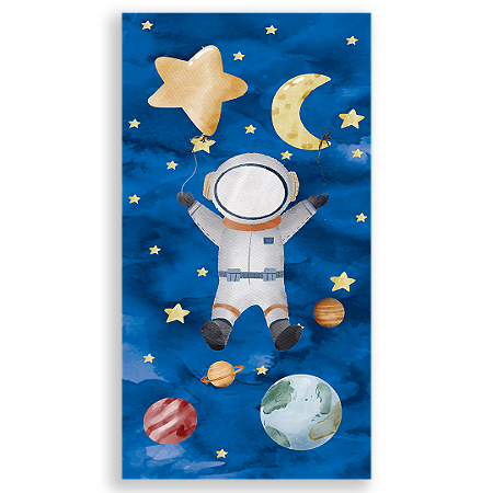 Capa Faixa Lateral Sublimado - Astronauta