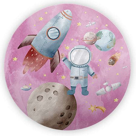 Capa Mini Painel Sublimado - Astronauta