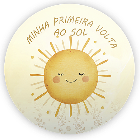 Capa Mini Painel Sublimado - Solzinho