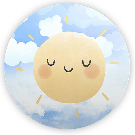 Capa Mini Painel Sublimado - Solzinho