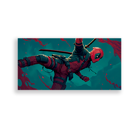 Capa Painel Retangular Sublimado - Deadpool